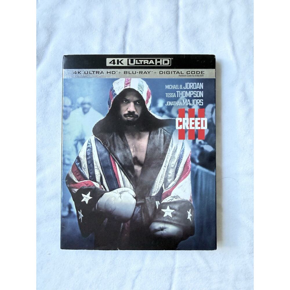 Creed III (4K Ultra HD + Blu-ray) w/ Slipcover - Like New/ No digital Code!